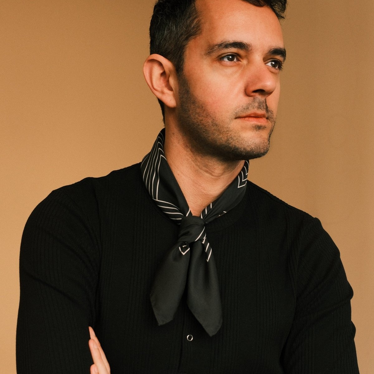 Klassisches Seidentuch Quadrate | Dunkelgrün 60cm - SOIYEE