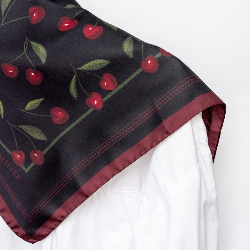 Seidentuch Kirschen - SOIYEE