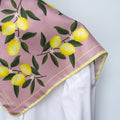 Seidentuch Zitronen | Rosa - SOIYEE